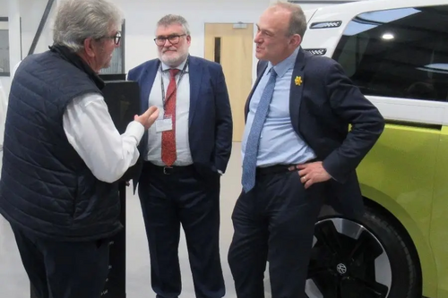 Mayor Dave and Sir Ed Davey visit Evios