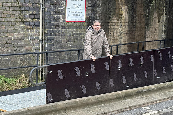 Jon Abbott at Lovell Road Bridge