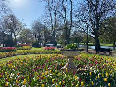 Image courtesy of Bedford Borough Council The Embankment in Bloom