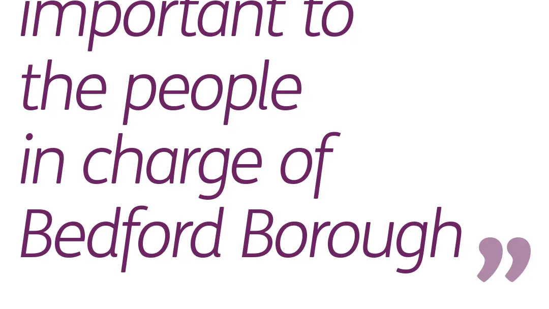 Children are important to the people in charge of Bedford Borough