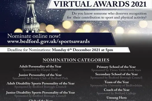 Bedford Borough Sports and Physical Activity Awards 2021