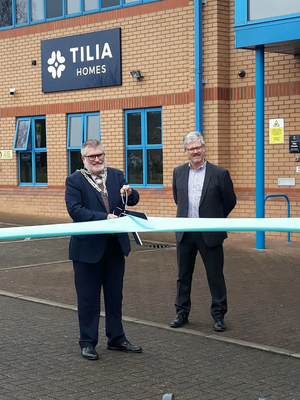 Mayor Dave Hodgson opens Tilia Homes new Regional Office