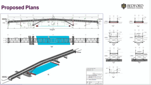 Plans for the new Queens Bridge