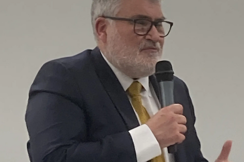 Mayor Dave at the Climate Change Hustings - April 2023