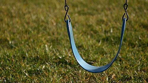 abandoned swing