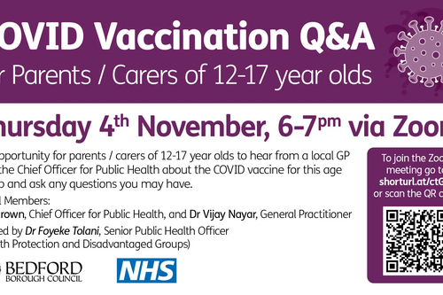COVID-19 Vaccination Q&A graphic