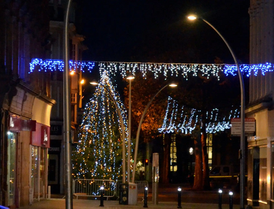 Image courtesy of Bedford Borough Council Christmas Lights 2020