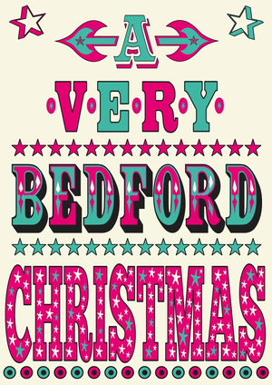 Image courtesy of Sideshow Design Portas Pilot Bedford's 'A Very Bedford Christmas' Logo. Design by Sideshow Design