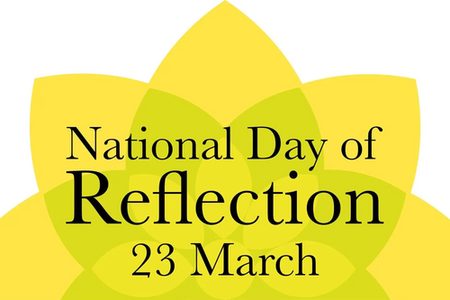 National day of reflection logo