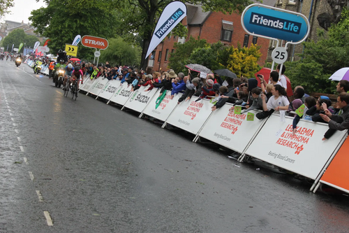The Climax of Stage Two of The Women's Tour 2014 on The Embankment in Bedford