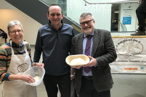 Mayor Dave Hodgson supporting Companions Real Bread